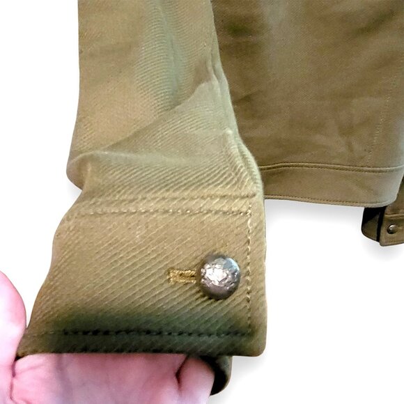 Banana Republic Olive Green Military Peacoat Wool Jacket | Women’s Small | NWOT - Picture 12 of 15